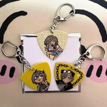 [ 즉시 구매 가능 ] 걸즈 밴드 크라이 루파 기타 피크 키링