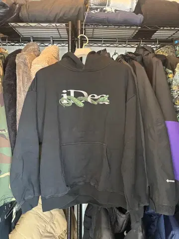 ideaswam 이데아스와무 후드티 블랙 L 사이즈