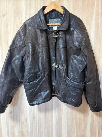 파이어맨 자켓 천연 가죽