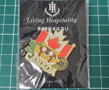 박람회 EXPO2025 캐나다관 핀 배지 감자 캐나다 파빌리온