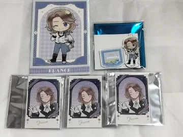 헤타리아 아모카페 아크릴 키링 미니 포토 카드 프랑스