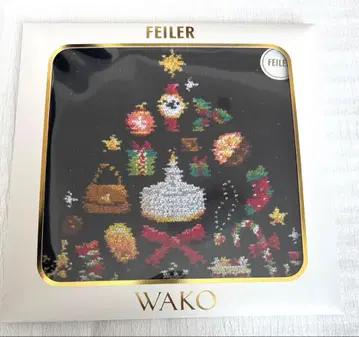 [ 미사용 새상품 ] 페이러 와코 FEILER WAKO 크리스마스 손수건