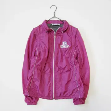 블랙&화이트 여성용 골프 윈드 브레이커 M 사이즈