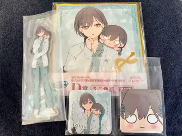 하스노소라 카츠라기 이즈미 세가 럭키 쿠지 캔뱃지 아크릴 스탠드 색지