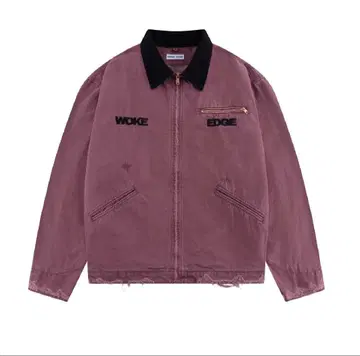 WOKE EDGE 집업 자켓 퍼플