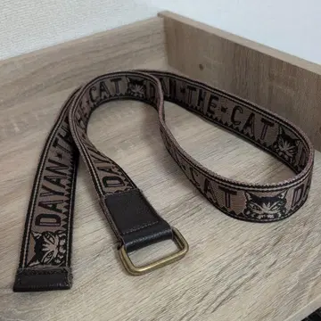 프리 사이즈 고양이 로고 벨트 자카드 직물 다얀 와치필드 DAYAN