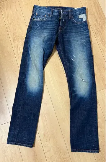 SCOTCH & SODA 데미지 가공 데님