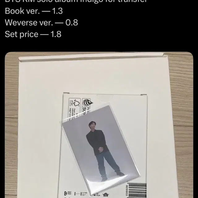 방탄소년단 RM 솔로 앨범 Indigo 양도