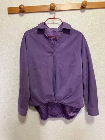 PROSE VERSE 프로즈베일 셔츠 블라우스 펄 오버 M