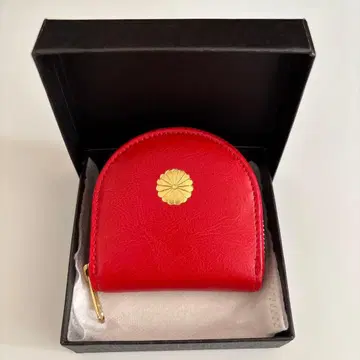 황궁 코인 케이스 말발굽형 빨간색 (박스 포함)