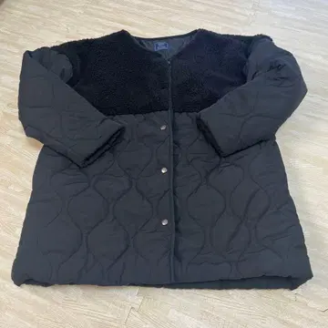 보아 다운 자켓 블랙 M 블랙