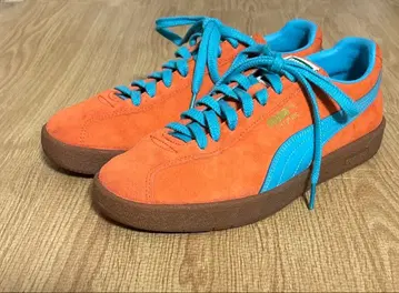푸마 PUMA 델핀 OG 오렌지 x 터콰이즈 블루 27cm