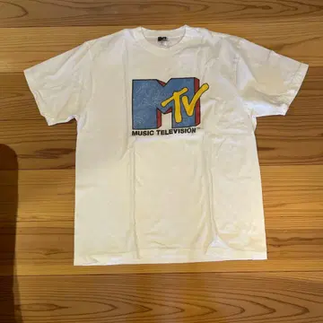 MTV 로고 프린트 T셔츠 L 사이즈