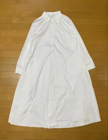 노마 카말리 NORMA KAMALI 화이트 셔츠 롱 원피스