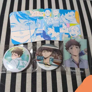 하이큐 오이카와 팬파크 아트 코스터 캔뱃지 현수막 파샤코레