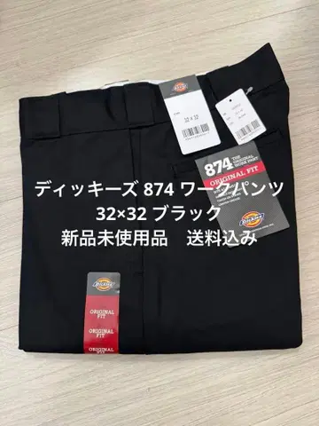 32 x 32 블랙 디키즈 874 워크 팬츠