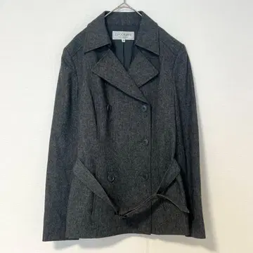 22 OCTOBRE 캐시미어 혼방 울 피 코트 [ M ] 벨트 그레이