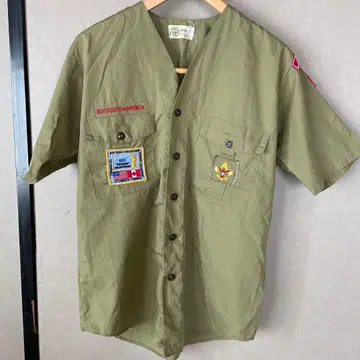 보이스카우트 오브 아메리카 반팔 셔츠 공식 셔츠