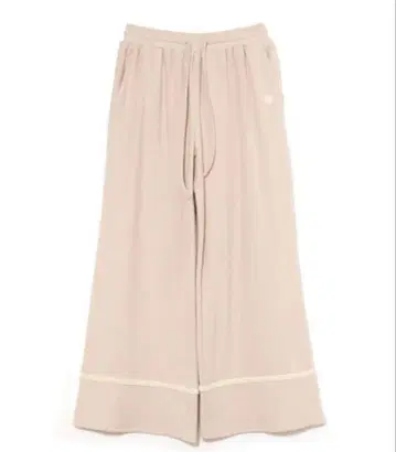 안도 마리 Milky pile heart long pants pink