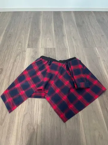 jury black 페이크 체크 랩 스커트