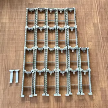 프라레일 현수식 모노레일용 교각 세척 완료 22개 세트