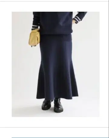 IENA 네이비 더블 니트 페이스 머메이드 사이즈 38