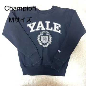 Champion 맨투맨 Yale 네이비 빨간색 택 made in USA