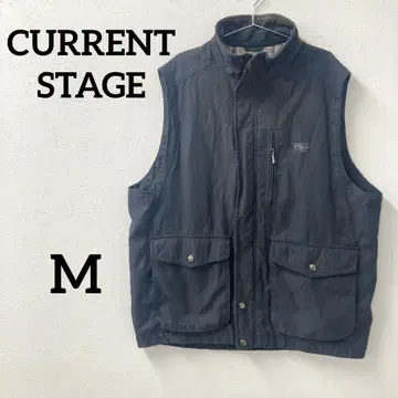 CURRENT STAGE 커렌트 스테이지 충전솜 베스트 네이비 M 사이즈