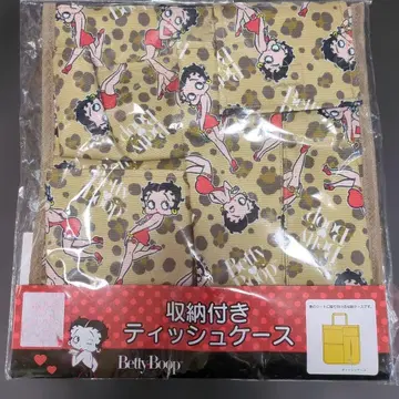 미사용 새상품! 베티짱 Betty Boop 수납형 티슈 케이스