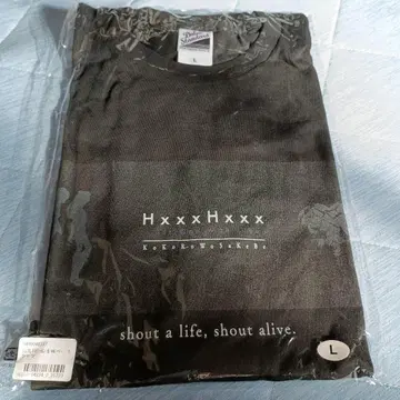 HxxxxHxxxx 블랙 L 사이즈 T셔츠