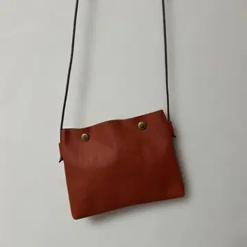 키소라 가죽 브라운 숄더백