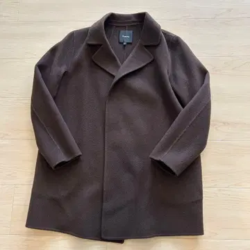 Theory luxe 울 숏코트 브라운