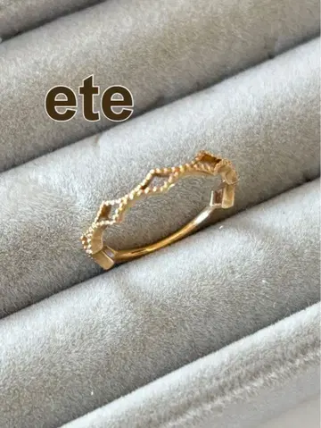 ete K10 골드 핑키링 3호