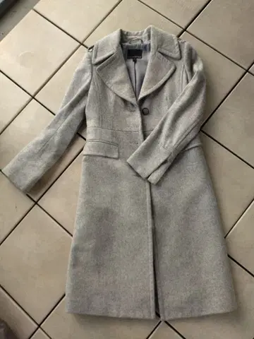 바나나 리퍼블릭 그레이 피 코트 S 사이즈