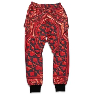 KTZ 케이티제트 올 패턴 에이프런 팬츠 빨간색 S