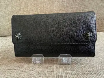 DEEP ZONE 장지갑 블랙 실버 가죽 딥존 지갑