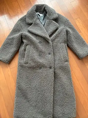 ZARA 보아 더블 브레스트 롱 코트