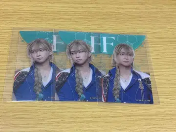 무대 결합 남자 샤리불원 아라마키 요시히코 클리어 카드 3장 세트