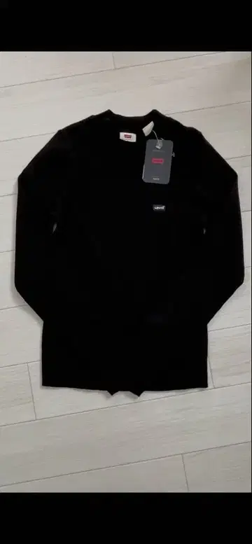 Levi's 블랙 슬림핏 니트 S