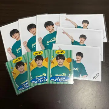 와타나베 타이 가 왓쇼이 camp 공식 사진 프로필 카드 세트