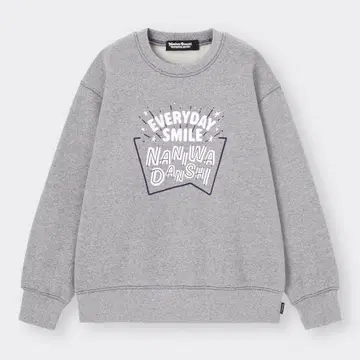 나니와단시 GU 콜라보 상품 그레이 맨투맨 2