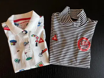 le coq sportif 캐릭터 자수 피케 셔츠