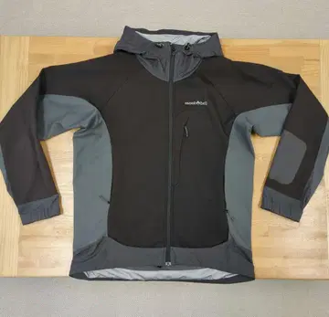 몽벨 노마드 후드티 M 블랙 그레이 클라이마프로 단종 인기 투톤