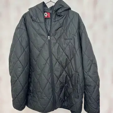 CONVERSE 퀼팅 자켓 4L 블랙