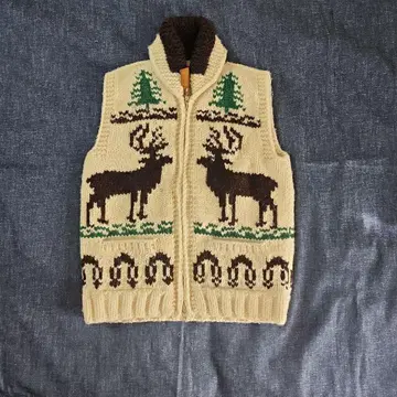 빔즈 콜라보 코위찬 니트 베스트