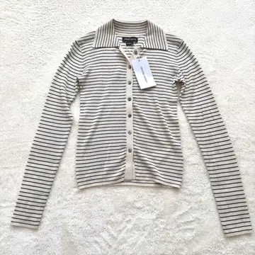 URBAN REVIVO 보더 리브 니트 가디건