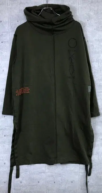 G-STAR RAW 구제 의류 밀리터리 프린트 맨투맨 원피스