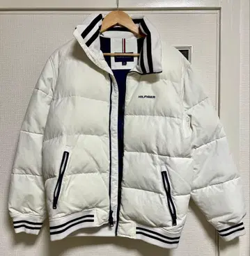 TOMMY HILFIGER 화이트 다운 자켓