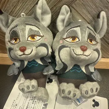 주토피아2 파우바트 마스코트 2개 세트 택 포함 남코 한정품