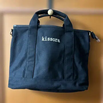미사용 새상품 kissora 블랙 토트백